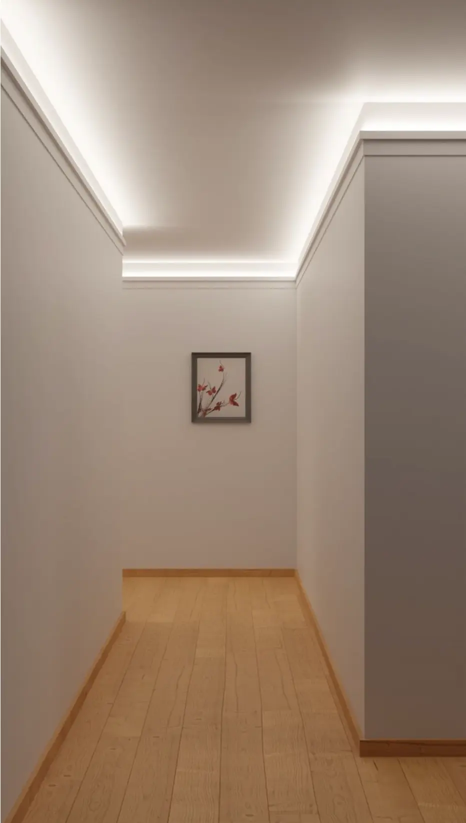 Corniche lumineuse plafond